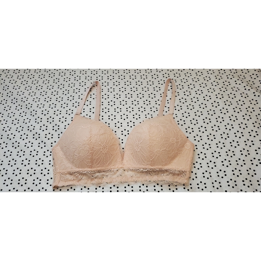 Pink Lace Bra